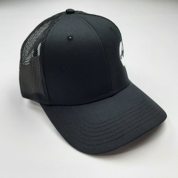 Cummins Trucker Original Low Profile Vintage Trucker Mesh Snapback Black - Picture 3 of 4